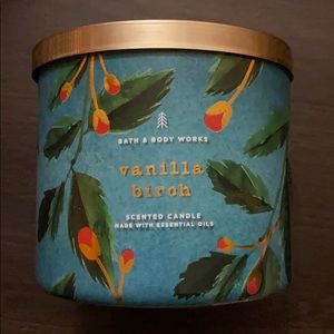 Bath & Body Works Vanilla Birch 3 Wick Candle